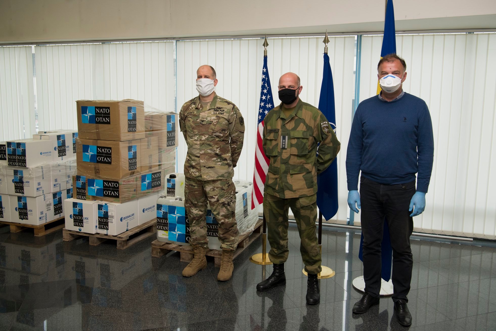 NATO, US military deliver medical supplies to Bosnia   N25