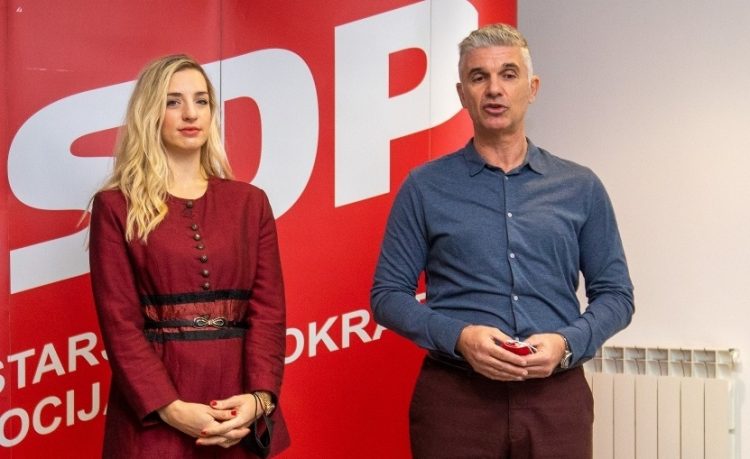 Sanja Radolović i Igor Bunas, SDP u Puli.