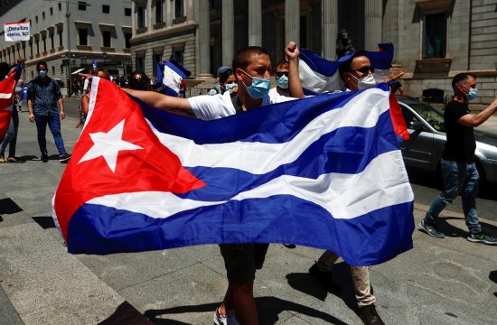 Kuba, prosvjed, Kubanci prosvjeduju, protest, kubanski prosvjedi