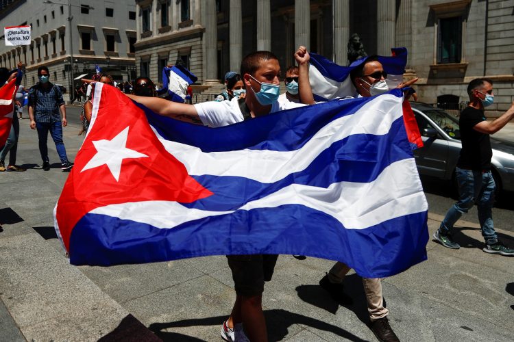 Kuba, prosvjed, Kubanci prosvjeduju, protest, kubanski prosvjedi